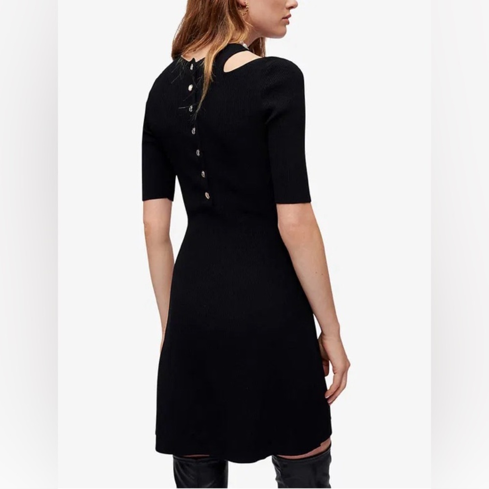 MAJE • Riviana Cut-Out Stretch-Knit Mini Dress • Women’s
